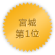 宮城 第1位